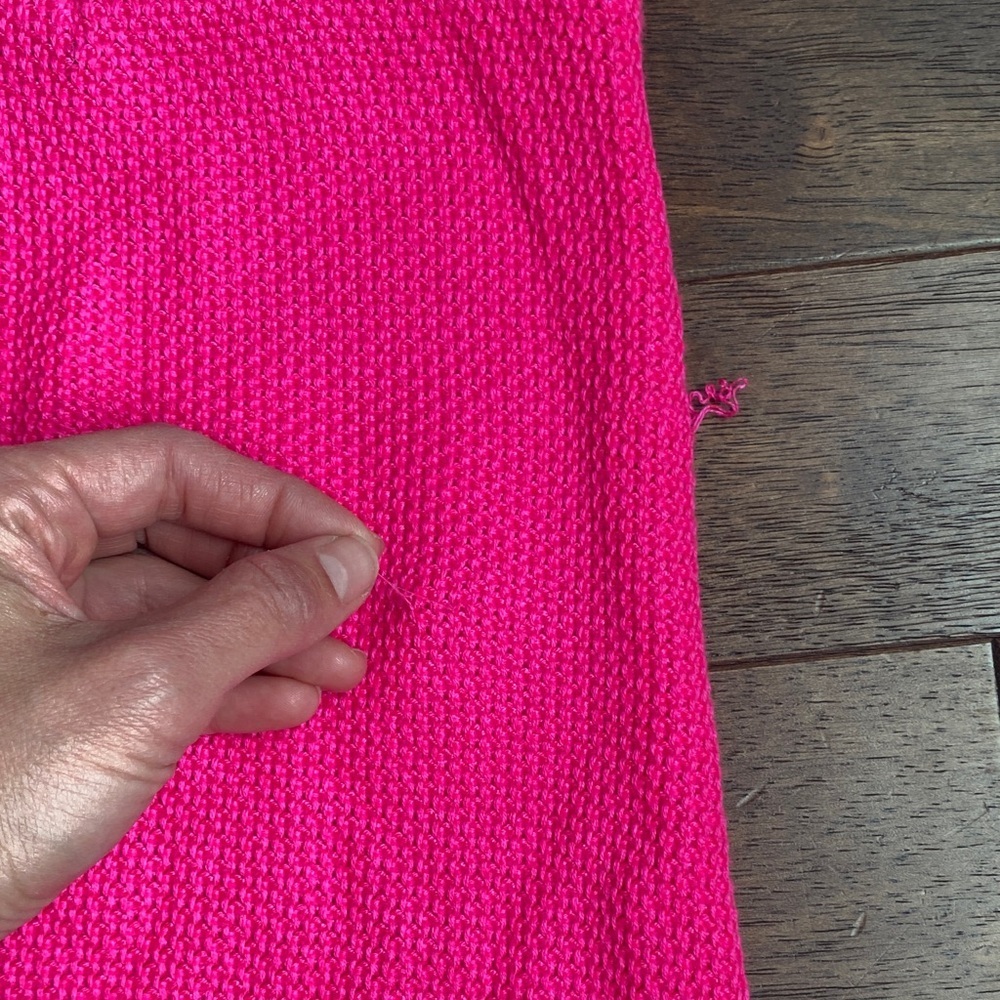 Aqua Hot Pink Mini Skirt - Picture 7 of 7